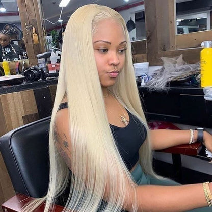 Lace Brazilian Straight Wig - Blonde