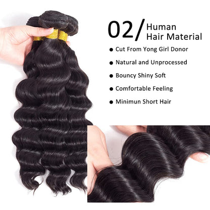 Brazilian Loose Deep Bundle