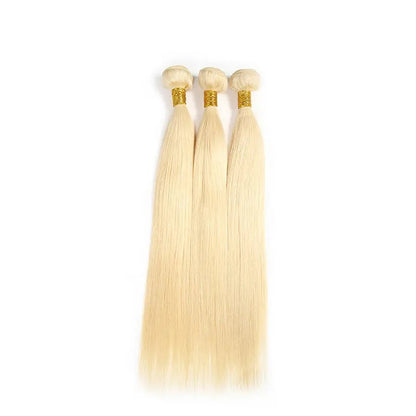 Raw Indian Straight Hair Bundle - Blonde 613