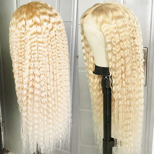 Blonde 13x4 Lace Front Wig - Long Deep Wave