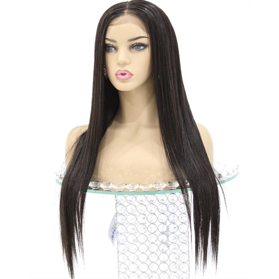 Lace Brazilian Straight Wig - Natural Color